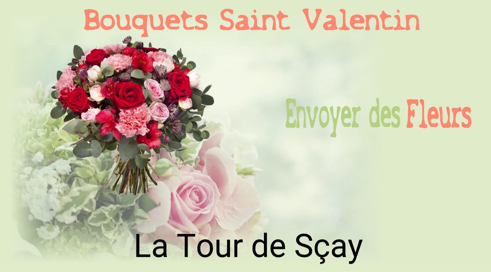 Roses de Saint-Valentin livrées à La Tour-de-Sçay
